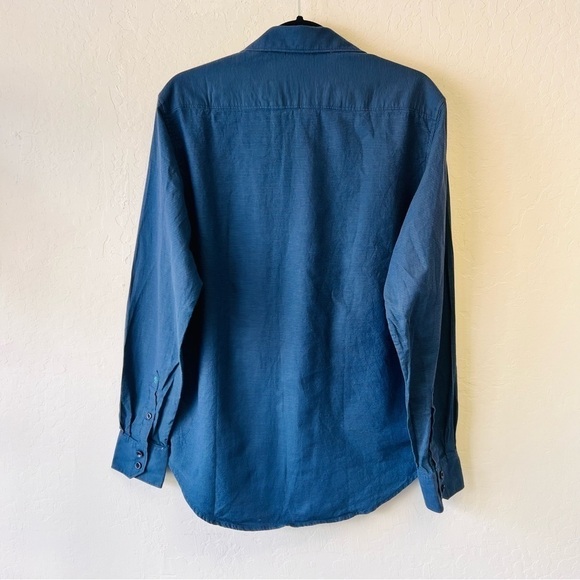 Robert Graham Blue Luxury Dress Shirt Small Classic Fit - Picture 7 of 11